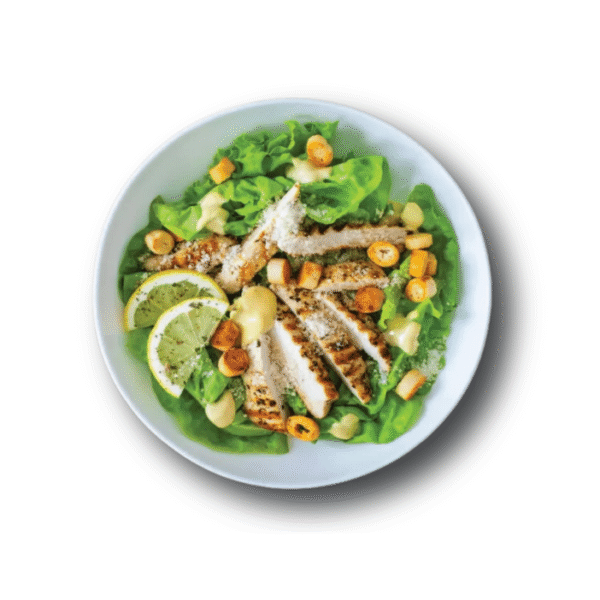 سلطة سيزر مع دجاج